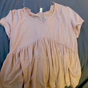 Cute pink shirt large fits small